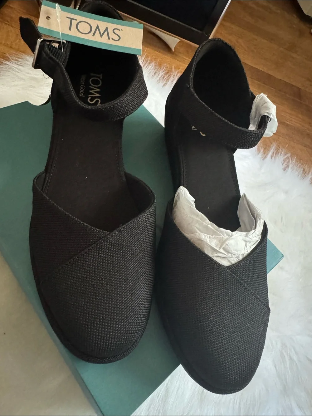 Toms black canvas
